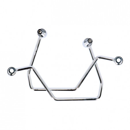 Highway Hawk, saddlebag support kit. Chrome