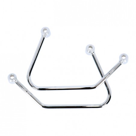 Highway Hawk, saddlebag support kit. Chrome