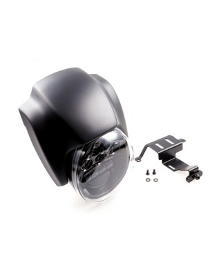 Cult-Werk, headlamp & mask kit "NRS style". Matte black 21-22 Sportster S