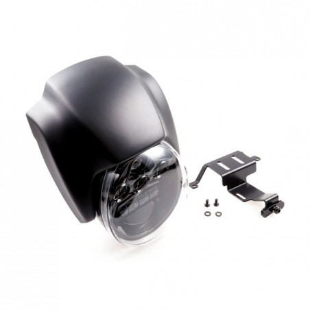 Cult-Werk, headlamp & mask kit "NRS style". Matte black 21-22 Sportster S