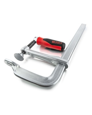 Bessey, Steel GZ Screw Clamps with 90deg foldable handle