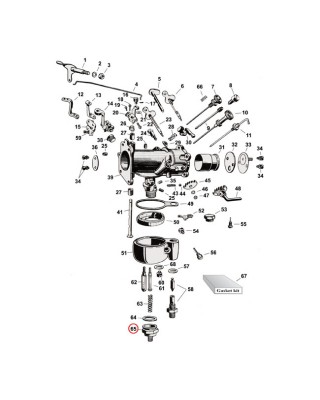 Lock nut, float bowl All Linkert carburetors