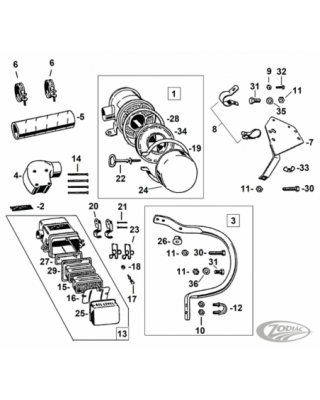Air filter parts for wla...