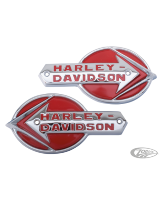 Vintage gas tank emblems