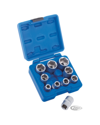 Inch socket set, 10 pieces