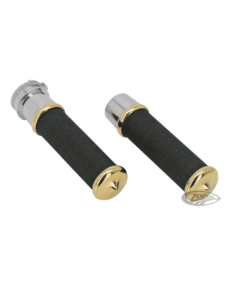 Fabric tape handlebar grips