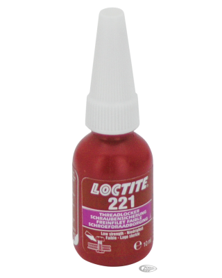 Loctite 222 threadlocker...
