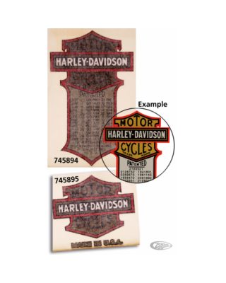 Old style decals, stickers...