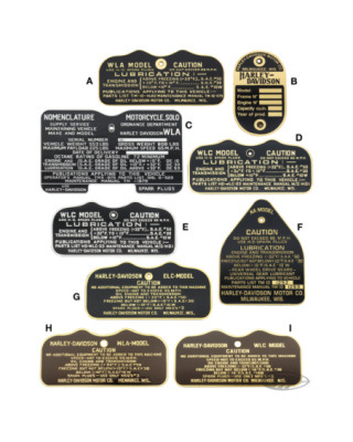 Bélière et plaques...