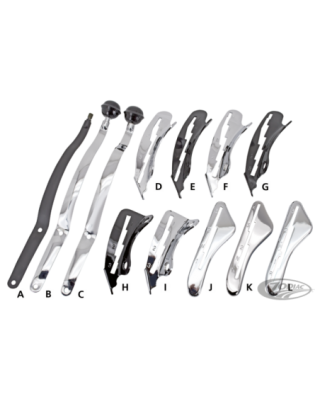 Hand shifter levers and guides