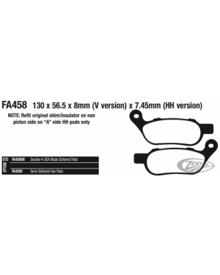 Ebc disc brake pad sets, rear