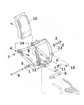 Swingarm parts for 2000...