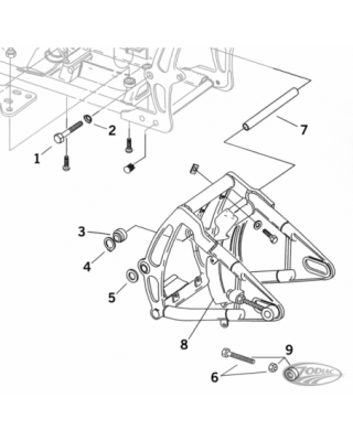 Swingarm parts for 1984...