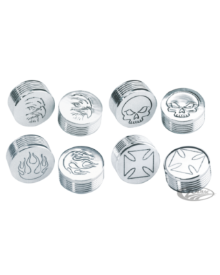 Chrome bolt covers for hex,...