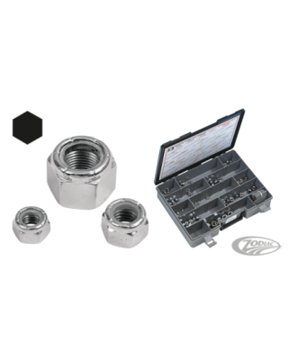 Assortment of chrome nyloc...