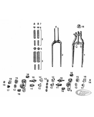 Old style springer front forks