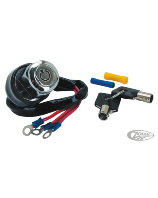 Ignition switch with round...