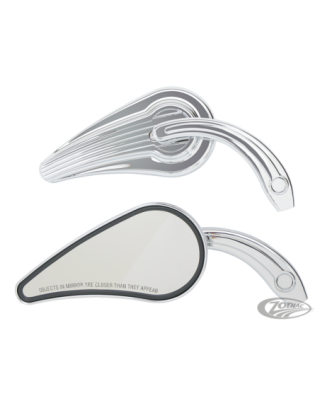 Chrome dragster mirrors