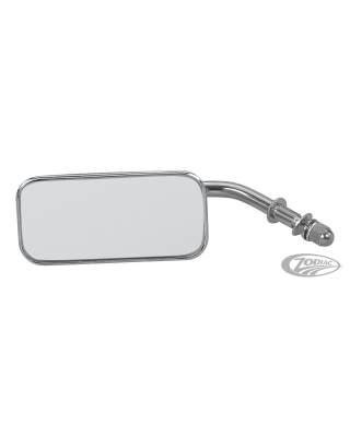 Rectangular chrome mirror