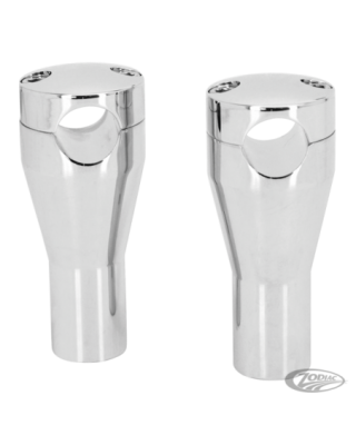 Machined aluminum riser set