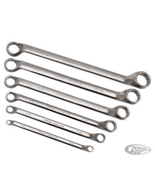 Inch sizes box wrench set