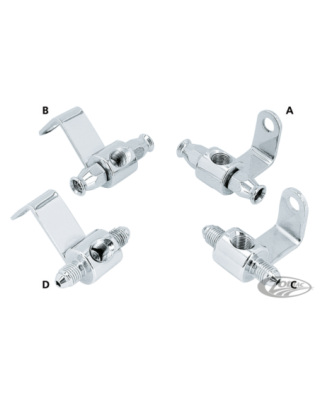 Goodridge rear brake line tees