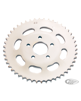 Chrome rear sprocket with...
