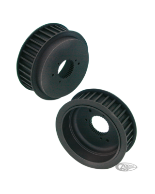 Off-set final drive pulleys