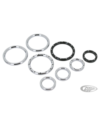 Machined aluminum gauge bezels