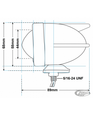 3-wing bullet position light