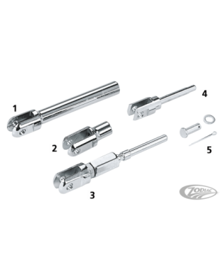 Chrome brake rod clevis,...