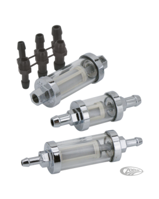 Clear Chrome Fuel Filter