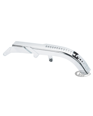 Louvered upper belt guard...