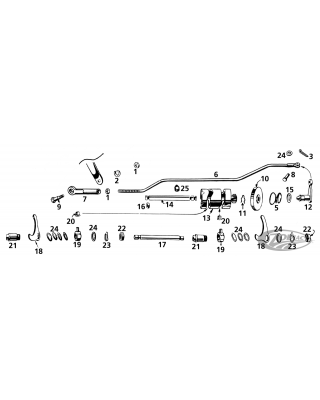Shifter parts for 45ci models