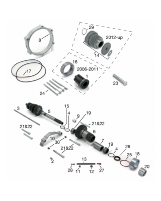 Primary offset kits for 6...