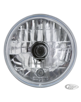 Black and bronze headlight