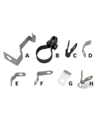 Spark plug cable clips &...