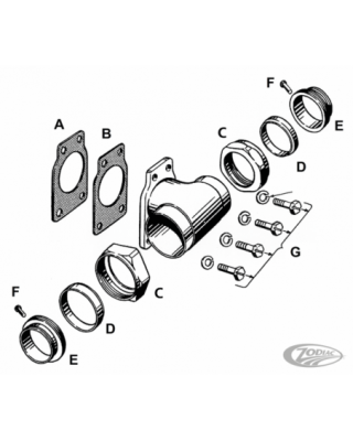 Manifold parts for 45ci,...