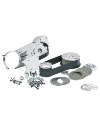 Zodiac's 3" open belt drive...