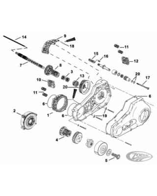 Primary offset parts
