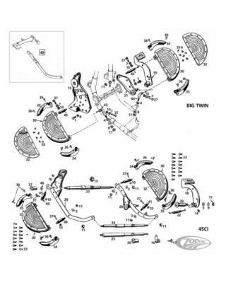 Footboard parts for early...