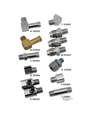 Oil pump fittings