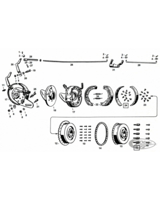 Rear brake control wl41-up