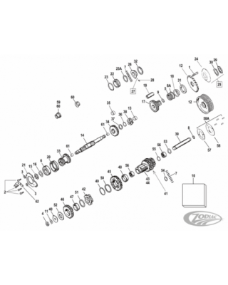 Transmission gears & shafts...