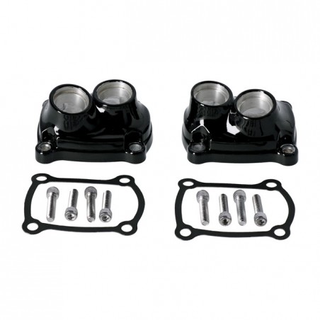 M8 tappet block cover set, black 18-22 Softail 17-22 Touring, Trike