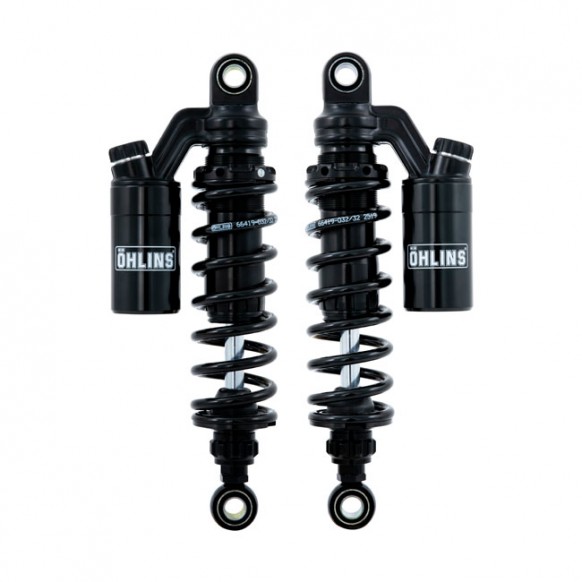 Öhlins, STX36 Blackline rear shock absorber set. 336mm 16-18 XL1200CX Roadster (XL2) 16-18 XL1200 Iron (XL2) 07-12 XL 1200 N N