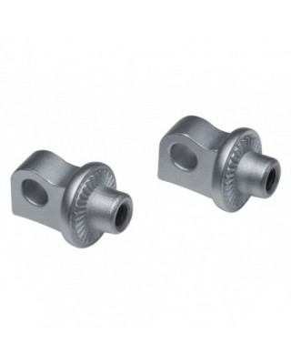 Splined Peg Adapters Silver