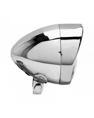 6 1/2" Headlight Chrome H4