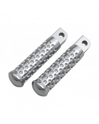 Dimpled Foot Pegs Chrome