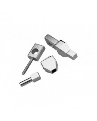 Rear Axle Adjusters, chrome...